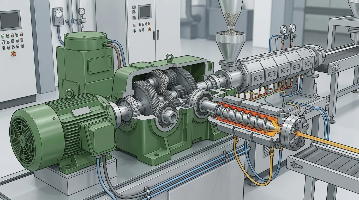 extruder drive gearbox
