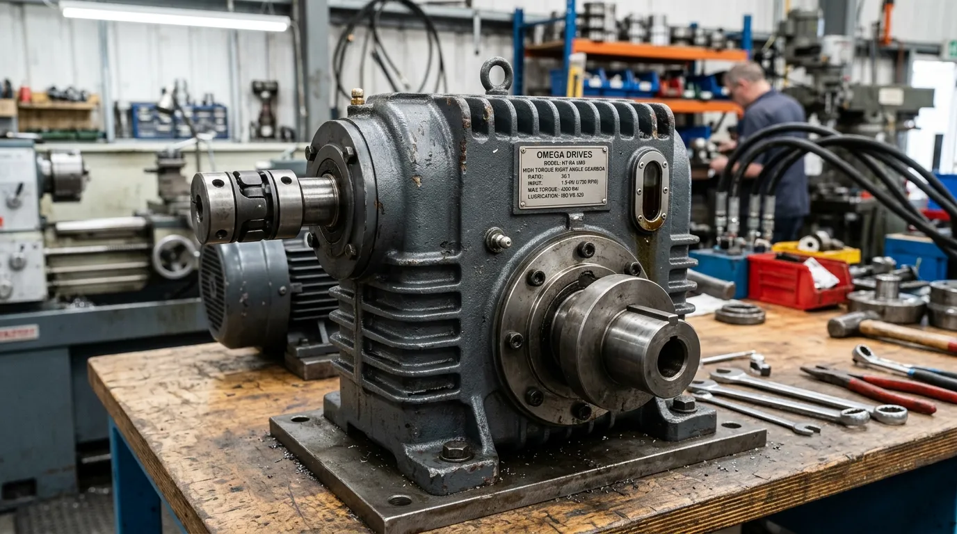 high torque right angle gearbox