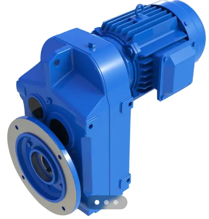 inline helical gear motor
