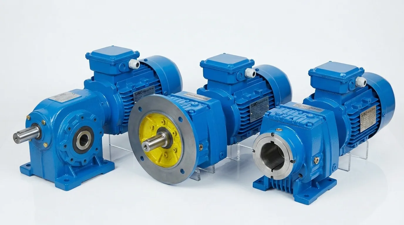 inline helical gear motor