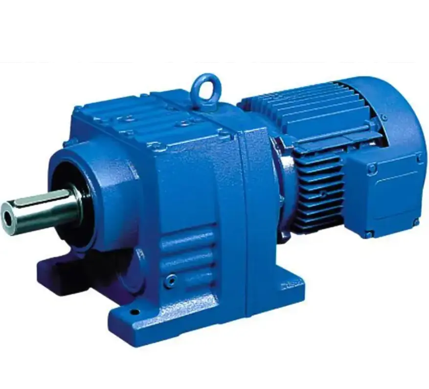 inline helical geared motor