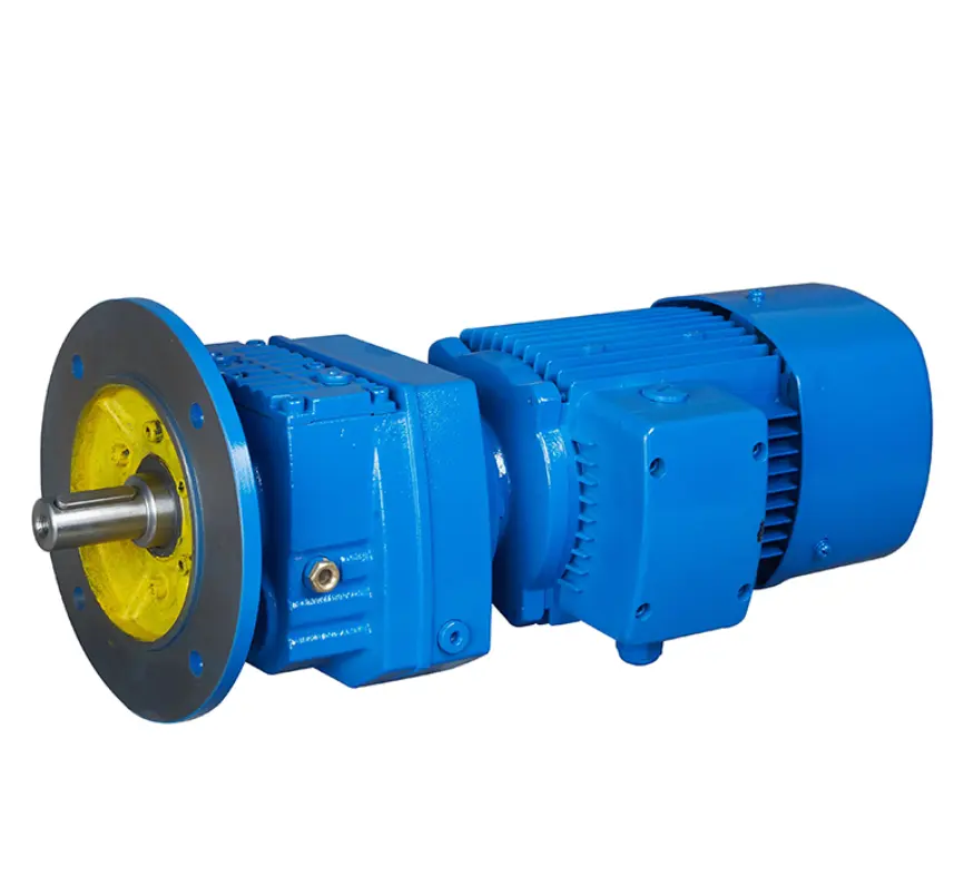 inline helical geared motor